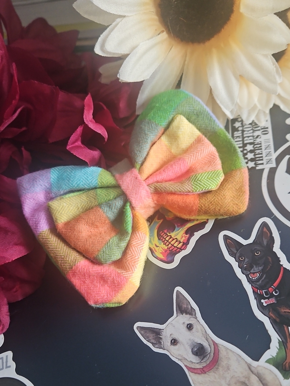 Handmade Dog/Pet Collar Bow Tie NEW